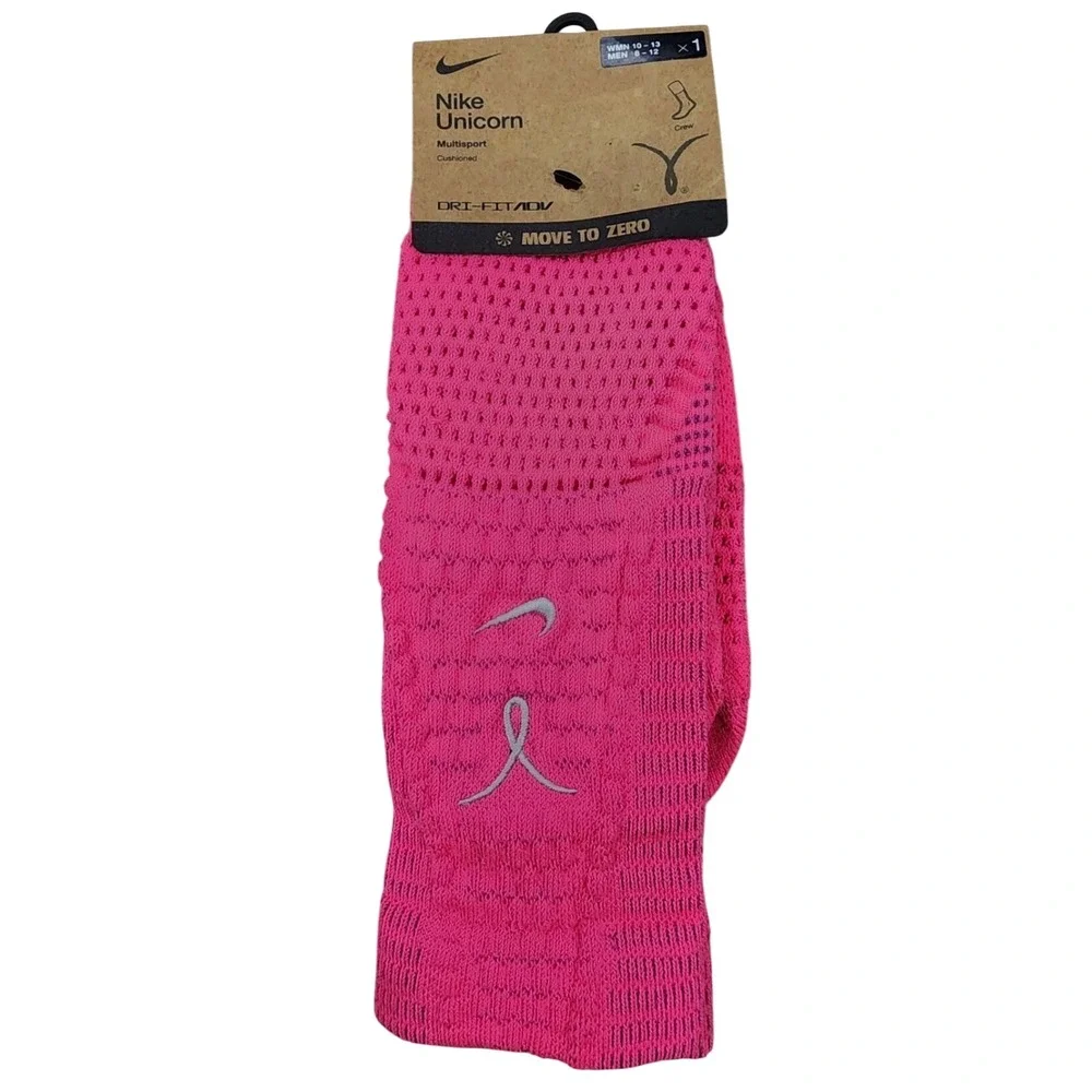 Nike Unicorn Multisport Crew Socks Unisex Small Pink New Dri-FIT ADV IB9160-645